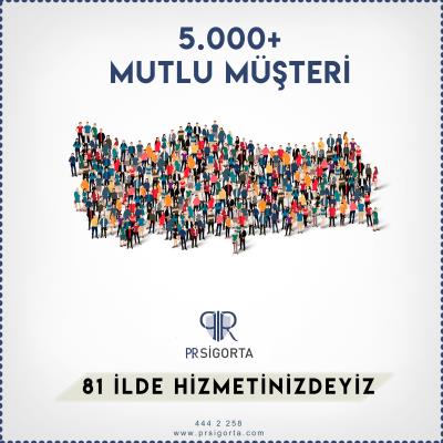 5000'den Fazla Memnun Müşteri